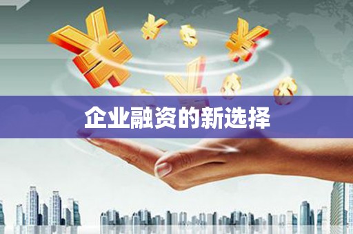 莺歌企业融资的新选择