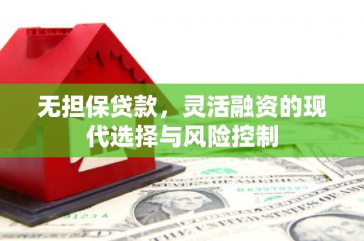 莺歌无担保贷款，灵活融资的现代选择与风险控制