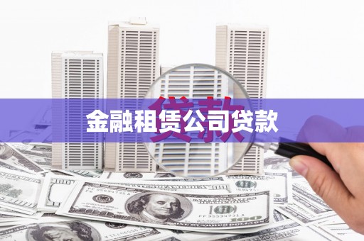 莺歌金融租赁公司贷款