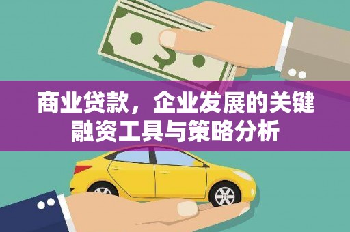 莺歌商业贷款，企业发展的关键融资工具与策略分析