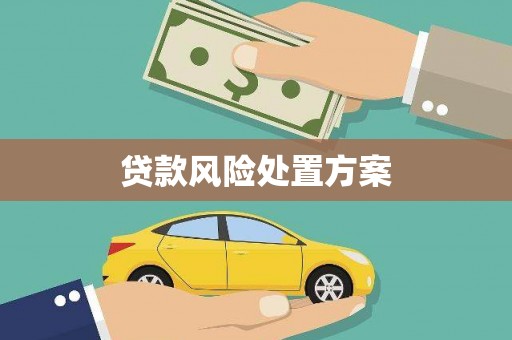 莺歌贷款风险处置方案