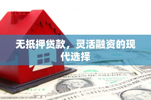 莺歌无抵押贷款，灵活融资的现代选择