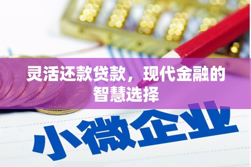 莺歌灵活还款贷款，现代金融的智慧选择