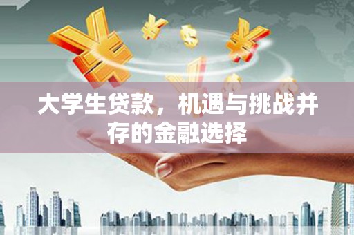 莺歌大学生贷款，机遇与挑战并存的金融选择