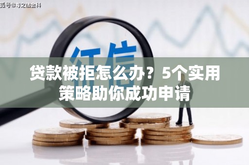 莺歌贷款被拒怎么办？5个实用策略助你成功申请