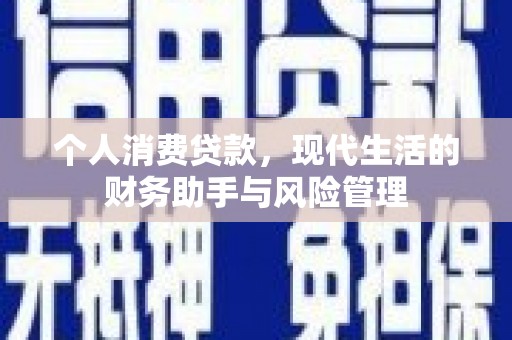 莺歌个人消费贷款，现代生活的财务助手与风险管理