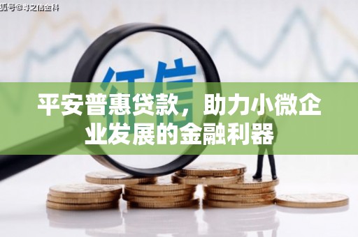 莺歌平安普惠贷款，助力小微企业发展的金融利器