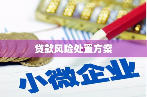 莺歌贷款风险处置方案